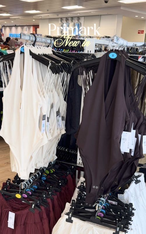 I am obsessed! With these body suits 🤍🤎✨ new in halter neck bodysuits✨ #primark #primarkfinds #primarknewin #fashiontiktok #fy 