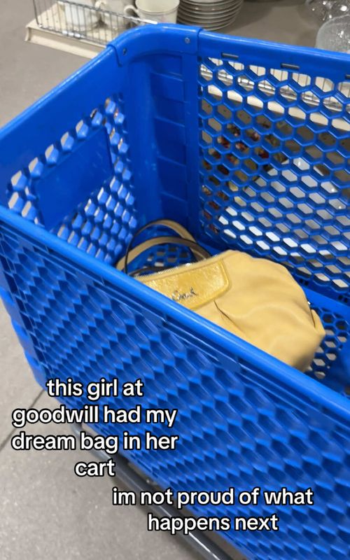 ***this is a joke btw don’t get mad*** #coachbag #thrifting 
