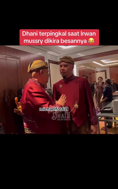 Karena mirip orang mengira Irwan mussry adalah Besan Ahmad dhani #ahmaddhani #maiaestianty #irwanmussry #wedding #elsyifa 