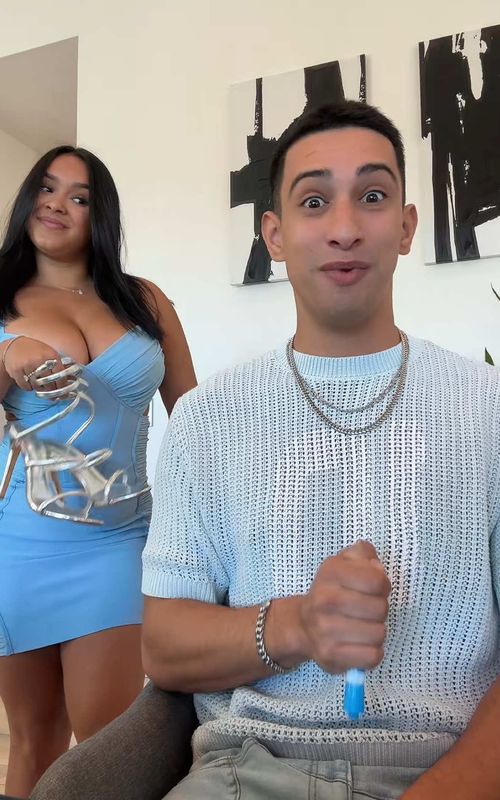 We always match😍 @Fashion Nova #FashionNova #couple #fyp #viral  🩶Tyson relaxed trust issues shorts & sleeve tee  🩶 Curved lines leopard faux leather pant set  🩵Kayleigh bandage mini dress  🩵Printed textured knit short sleeve tee 
