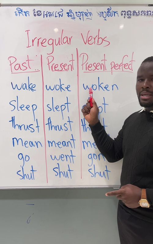 Grammar #TikTokEncyclopediaContest #irregularverbs #teachertony #edutok 