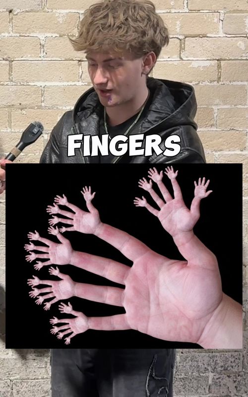 How many fingers?! #streetinterview #trivia #illusion #maths 