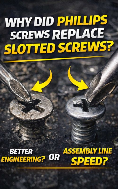 Why are screws that tend to slip more popular？#screw #mechanicsoftiktok #howthingswork #fyp #foru 