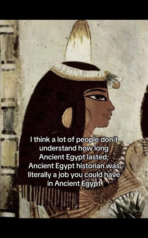 Ancient Egypt lasted for over 3000 years #ancientegypt #ancienthistory #History #historyfacts #fyp 