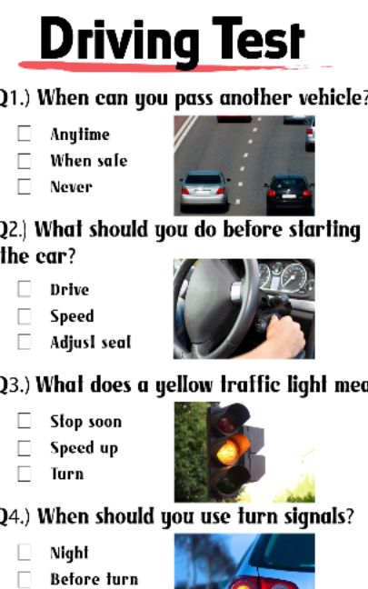 Driving Test-Can you get 5/5? #drivingtest #roadsigns #trivia #quiztime #fyp