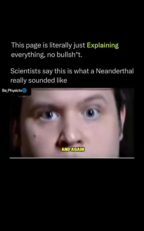 Neanderthals were a close relative of modern humans who lived in Europe and parts of Asia until about 40,000 years ago. 🧬 They were strong, intelligent, and adapted to cold climates, using tools, making fire, and even caring for each other. They didn’t just disappear… humans and Neanderthals actually interbred, which is why many people today still carry a small percentage of Neanderthal DNA. Not primitive… just a different kind of human. 🤯 Let us know your thoughts below! • #reels #explore #learn #interestingfacts 