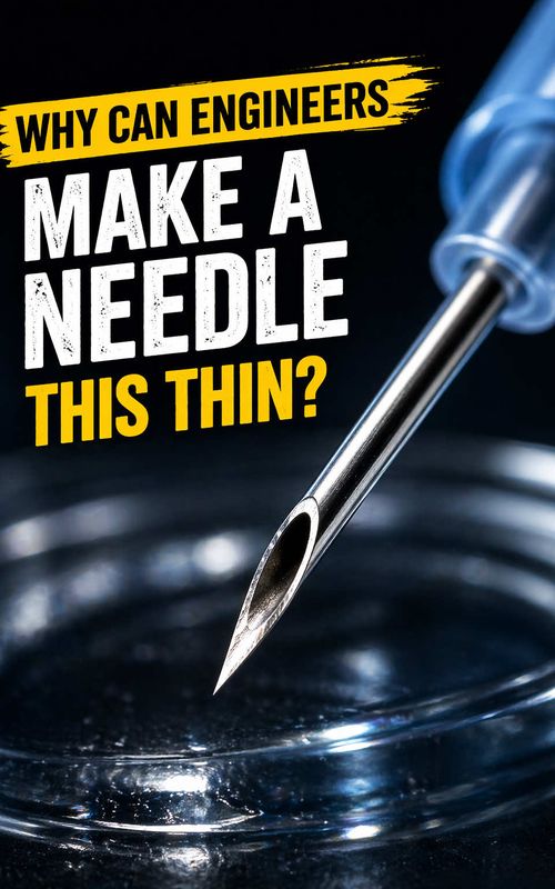 Why can engineers make a needle this thin?#tools #mechanicsoftiktok #howthingswork #fyp #foryou 