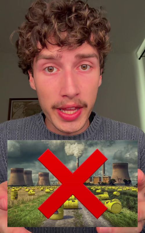 The world is lying about nuclear waste. #nuclear #energy #oil #climatechange #science 