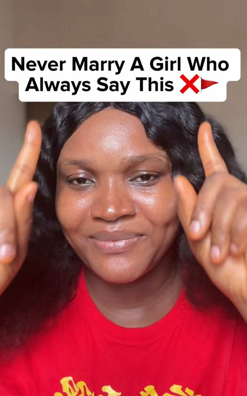 Never marry a girl who always say these ❌🚩 #relationshiptalk #realtalk #datingtips #dating 