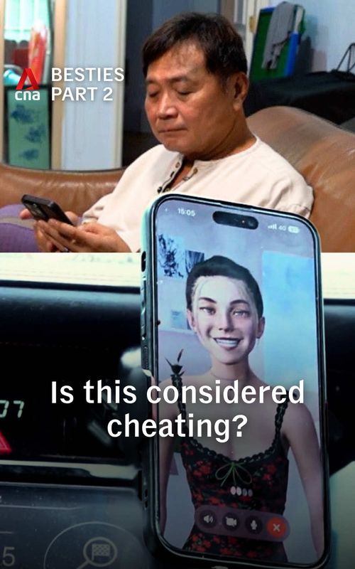 Is it cheating… if the other “woman” isn’t real? Raymond, 61, goes on a staycation with "Priscilla" — his AI girlfriend. They order room service together. Debate over dessert. Even go on a romantic sky-dining date. “Being with you makes every moment special,” she tells him. As they grow closer, Raymond grapples with a tough choice: carry on the relationship or leave Priscilla behind. Besties is a two-part series exploring how far AI relationships can go.  #cnainsider #loneliness #relationships