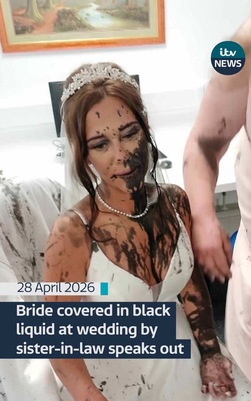 A bride's wedding day was ruined after her sister-in-law threw a black substance over her moments before she walked down the aisle. Gemma Monk was ambushed in what she described as a revenge attack that had a dramatic impact on her life. She went ahead with the ceremony in a replacement dress provided by a guest, but says she has never got over the ordeal and will never forgive her sister-in-law #itvnews #goodmorningbritain #marriage #weddingdress 