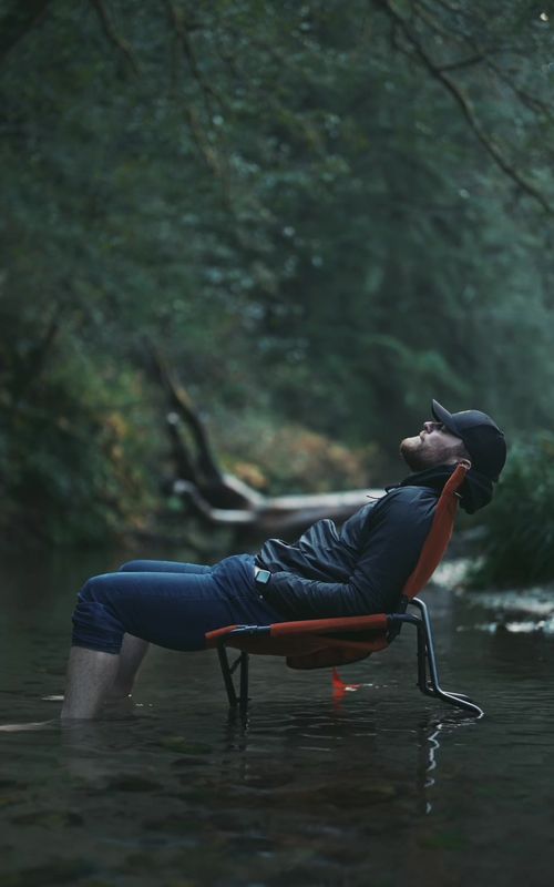 Chair in water. One of the best feelings. 