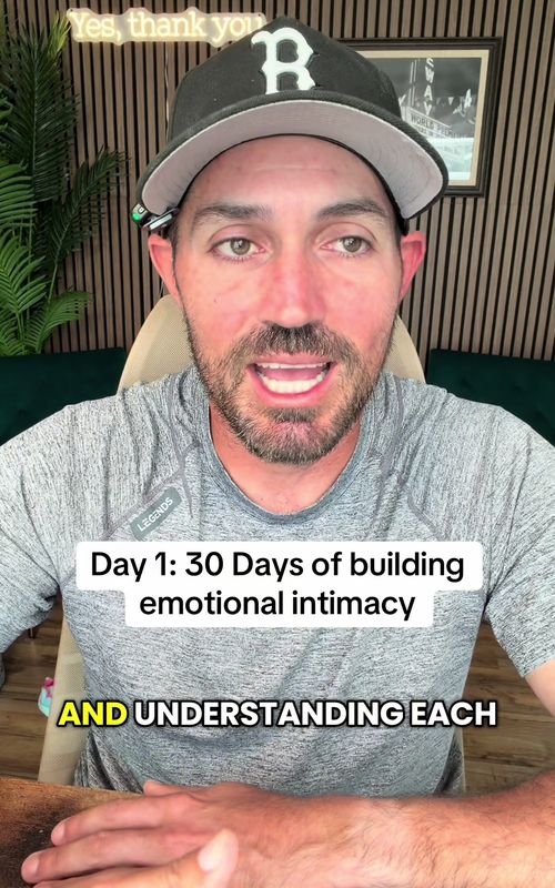The first step in building emotional intimacy is getting a good definition of what “intimacy means” to both people involved! Come back and comment anything you learned from your partner after having this conversation!  #relationships #relationshipadvice #avoidantattachment #communicationskills #fixitorfeelit 