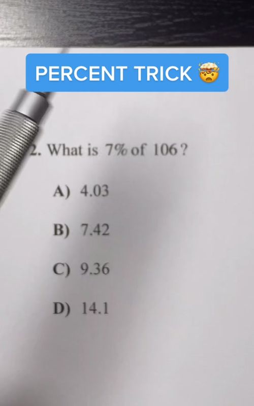 PERCENT TRICK 🤯 #math #maths #mathematics #mathtrick #mathhack #percent #sat #LifeHack #shortcut #trick #hack