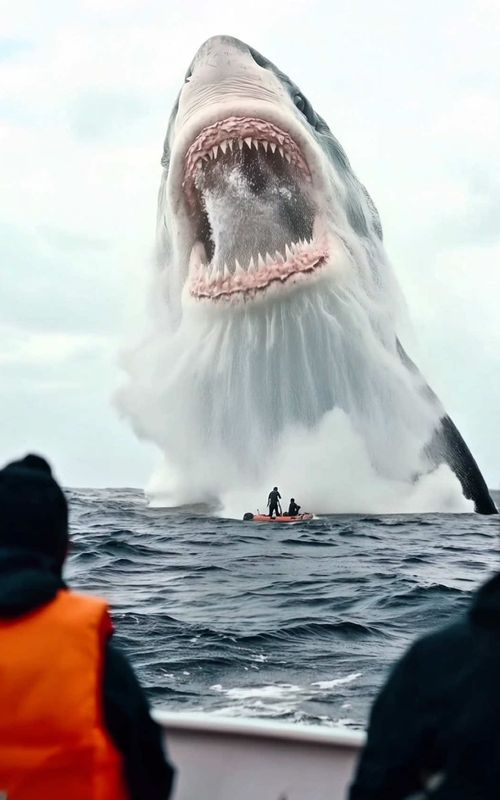 Here are some Megalodon facts with emojis for your TikTok video: 🦈 Biggest Shark Ever – Megalodon was the largest shark to ever exist, reaching up to 20 meters (65 feet) long! 🦷 Teeth the Size of a Hand – Its teeth could be 7 inches (18 cm) long, about the size of a human hand! 🌊 Oceans Were Its Playground – Megalodon lived in oceans all over the world, from warm coastal waters to deep seas. 🍽️ A Huge Appetite – It needed to eat over a ton of food daily, feasting on whales, giant fish, and even other sharks! ⏳ Lived 3.6 Million Years Ago – Megalodon ruled the oceans for over 20 million years before going extinct 3.6 million years ago. ❄️ Climate Change Ended It – Cooler ocean temperatures and lack of food likely caused its extinction. 💀 Still Out There? – Some people believe Megalodon still exists, but scientists say no evidence proves it. 🔥 Would You Swim With One? – Imagine diving and suddenly seeing a Megalodon… would you stay or swim for your life?    #fyp #OceanMysteries #didyouknow #UnchartedWaters #DeepSeaHorror #MythologyFacts #DarkOcean #UnexploredOcean #scary #SeaLegends #DeepSeaMystery #megalodon #prehistoric #SharkTerror #OceanLegends #oceanlife 