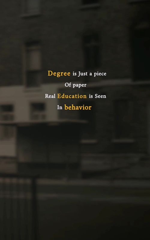 Real Education is Seen in behavior #viralvideos #growthaccount #fyp #unfreezemyacount 