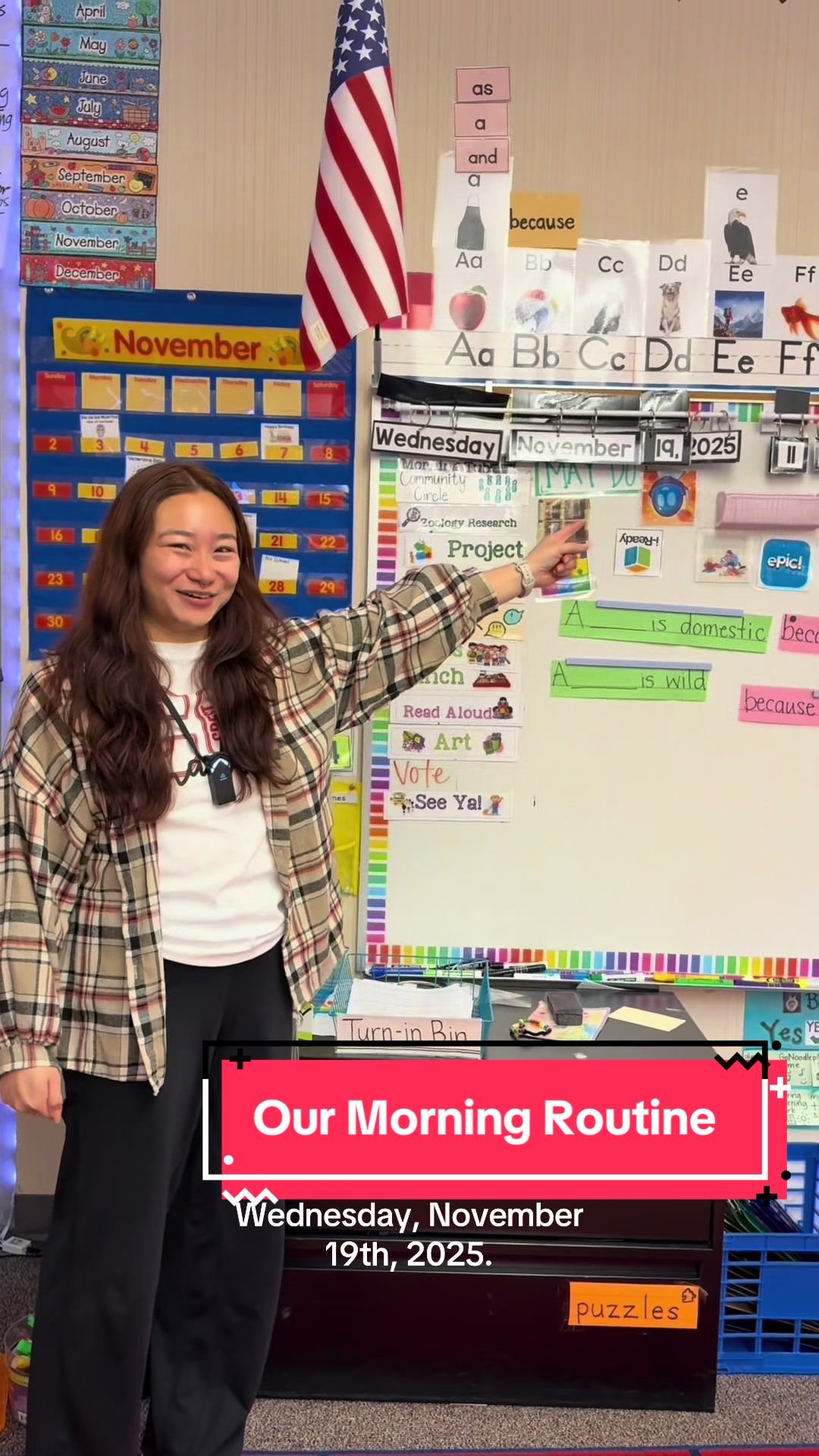 A peek into our kindergarten morning routine! Greetings, unpacking, soft start, community circle, and calendar time to start our day right! 🌞  #kindergartenteacher #classroomsetup #kindergarten #morningroutine #teachertok 