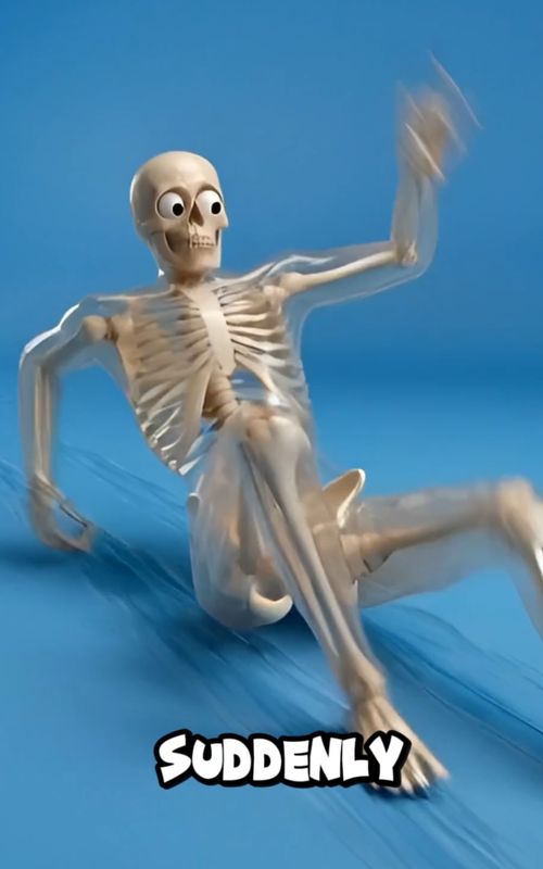 What if your body suddenly lost all of the inertia ?   #humanbody #anatomy #health #sciencetok #aiart 