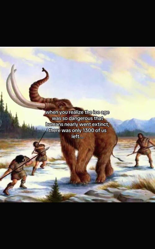 literally the fact we exist even at all is crazy.#fyp #facts #History #iceage #dontletthisflop 