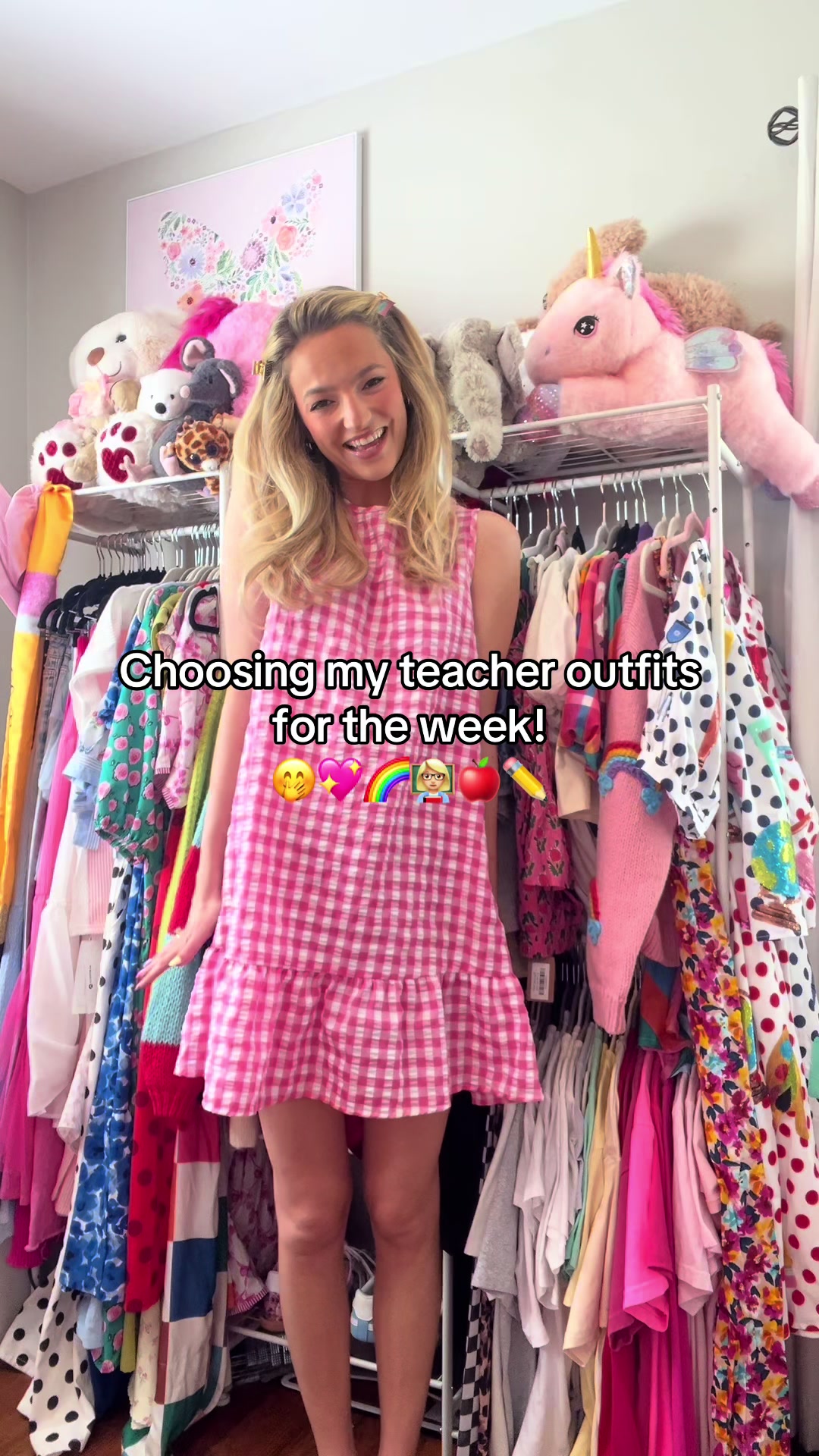 My last week of fun fits student teaching in 1st grade!🥲💖👩🏼‍🏫🌈 #teachersoftiktok #teacherfashion #OutfitsOfTheWeek #ootw #teacheroutfit  This semester went so fast but it was better than I could’ve ever imagined! I can’t believe this Friday I’ll officially be a teacher!😭🥹👩🏼‍🎓