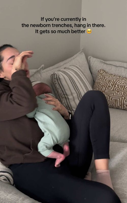 The newborn trenches were so hard. I just found this video saved in my drafts from when I was trying to create a day in the life video. It was so hard, but it gets so much better. Mommaa, you are doing great and this is your reminder that it’s only temporary! ❤️❤️❤️❤️ #newborntrenches #newbornbaby #newbornphase #newmom #momtok 