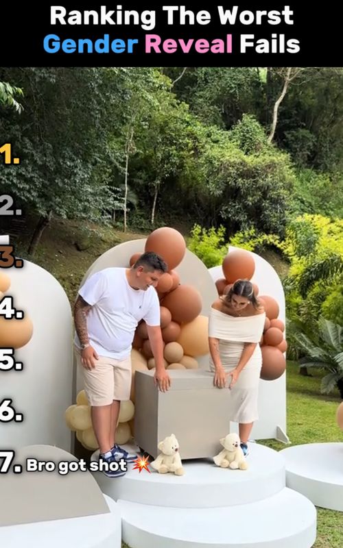 Ranking The Worst Gender Reveal Fails😂❤️ #ranking #tiktok #funnymoment #genderreveal #fails 