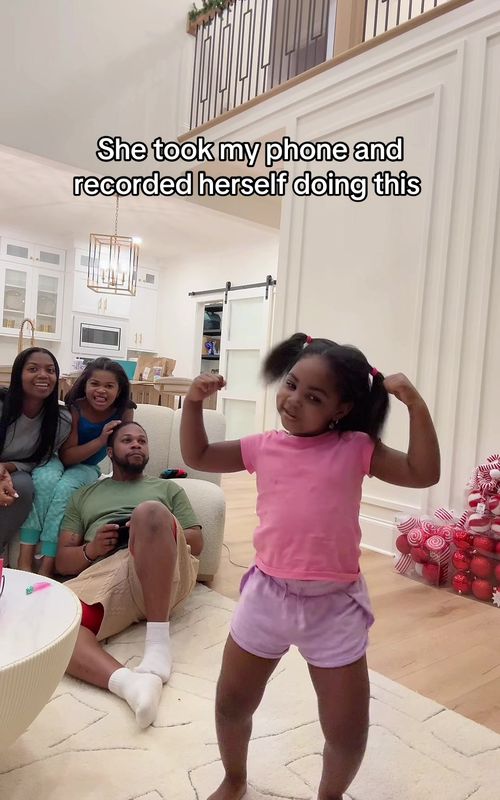 She took my phone and recorded this masterpiece #FunnyKid #FamilyFun #KidsOfTikTok #DanceChallenge #ParentingHumor
