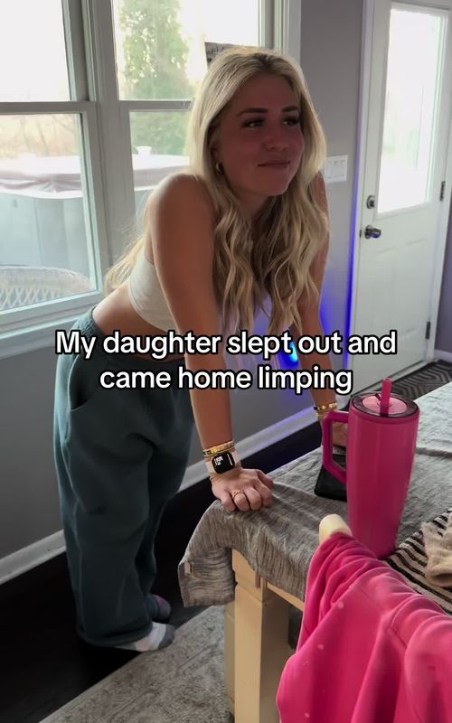 Why is she always hurting herself?  #momlife @Liv🐆 