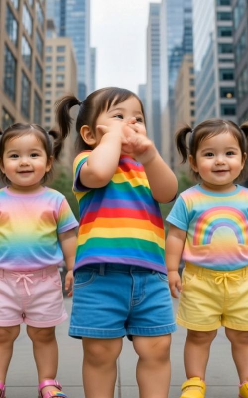 Luna Triplets Dancing to Brazil SpongeBob Song 😂👣 #LunaSteps #SpongeBob #Brazil #Triplets #TrendingDance #CuteDance #ToddlerDance #FunnyKids #ViralShorts #DanceShorts #WholesomeContent #Shorts