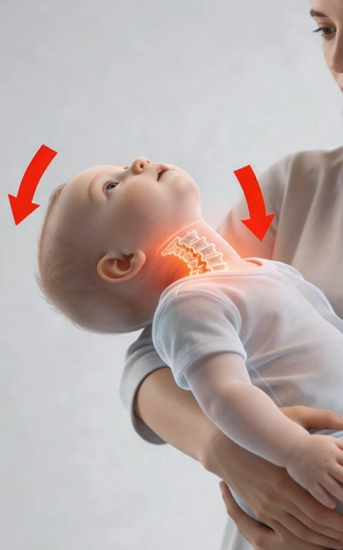 Stop Holding Your Baby Like This ❌ Most parents don’t realize this simple mistake can affect a baby’s spine and breathing. #parentingtips #parenting #HealthTok #ChildHealth #children