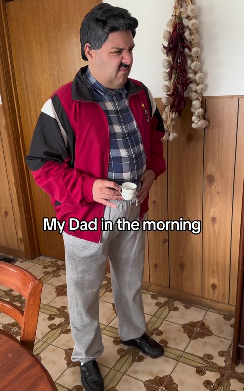 My dad in the morning! #foryou #fyp #viral #xyzbca #dad #dadsoftiktok #morning 