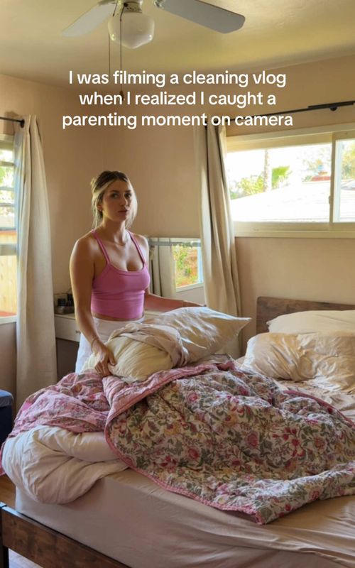 I caught this moment where my teen son was questioning me about a phone limit I set on his phone recently— no apps, games, or texting past 10pm on weeknights. I didn’t realize it also included Friday evenings. I’m much more open and fine with him having screen time later on weekends.  He uses the bark phone so there’s nothing risky going on— I just noticed that when I don’t have a time limit set or a hard boundary where the phone shuts off, he  ant regulate his use and will end up on it late and be so tired the next morning.  Sleep is so important and I don’t think he’s old enough to recognize & prioritize that. And that’s where I step in as a parent who knows better.  I’m curious what your thoughts are and what your family does in your home with your teens & what their screen limits are for week days? #parentsofteens #teenmom #parentingadvice #singlemom #parenting 