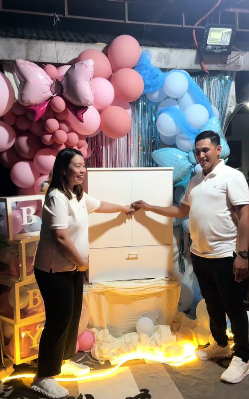 Our Baby Dei ❤️ We love you anak Can’t wait to see you 🥰😘 @Gabe  our kind of gender reveal 🫶🏻