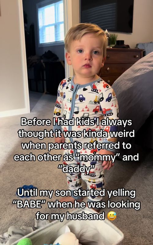 Oh the hilarious moments of parenting 😅 I miss when he was this little! #fyp #toddler #toddlermom #trending