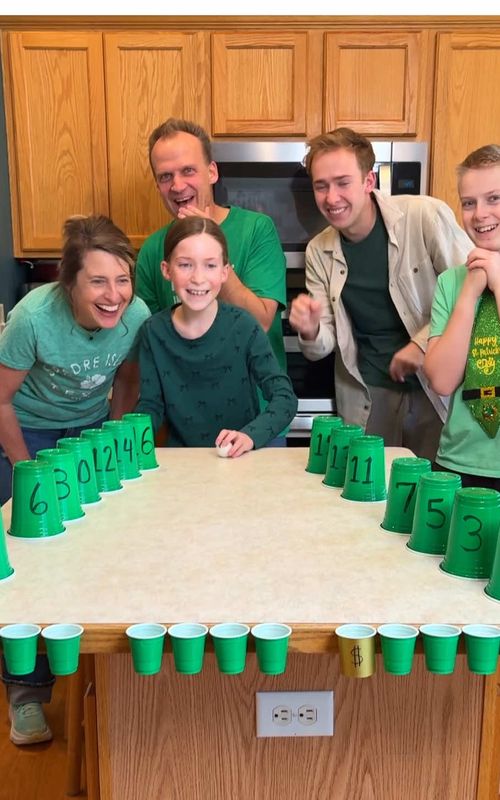 St. Patrick’s Day Surprise 🍀💰 #game #family #challenge #stpaddysday 