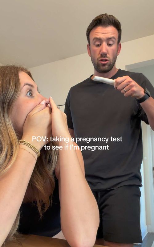 the way I was shocked #pregnant #pregnancytest #pregnantwithtoddler #pregnantmama #pregnancyannouncement 