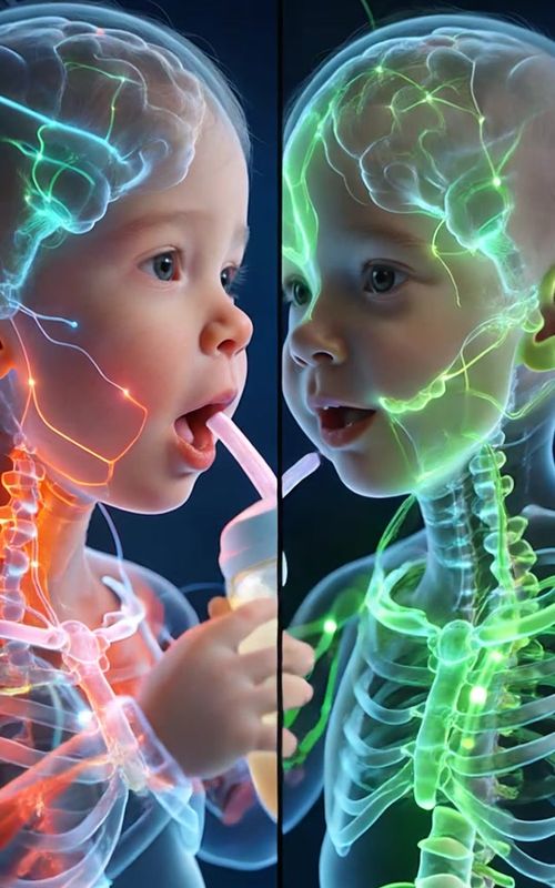 How babies drink may shape development. Did you know how babies drink may affect development? Straw drinking helps activate lips, tongue, jaw and oral muscles— important for feeding and speech development. Sometimes small habits shape big outcomes. #parentingtips #children #HealthTok #ChildHealth #ParentAdvice