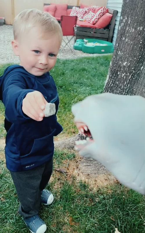 Some morning giggles to start your week off right 💙🥰 #fyp #foryoupage #giggles #toddlersoftiktok #boymom
