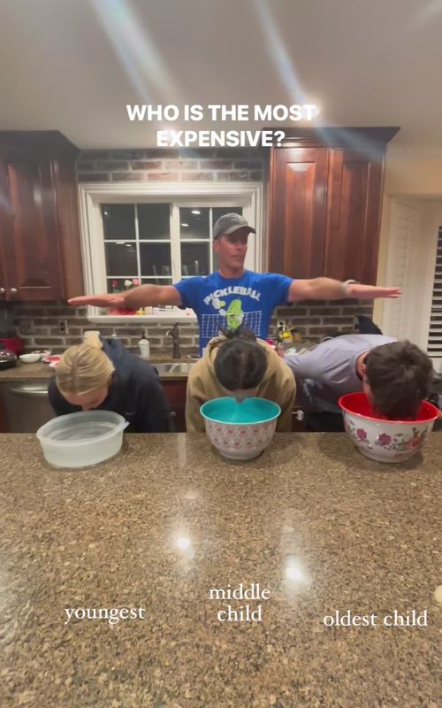 This seems unfair… #family #dad #FathersDay #challenge #familychallenge #Siblings #siblingrivalry #siblingchallenge #father #waterchallenge