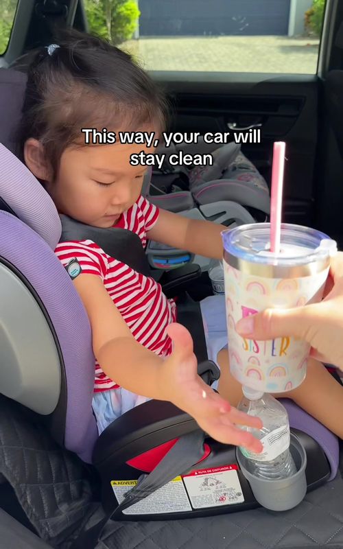 Road Hacks for Parents! #momlife #firsttimemom #momhacks #MomsofTikTok #trip #roadtrip 