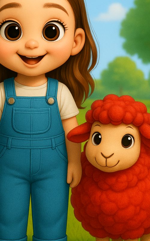 Baa Baa Black Sheep NurseryRhymes & Kids Song By BabyAdiya  Red Sheep here  #baabaablacksheep #nurseryrhymes #Baby #funny #fyp 