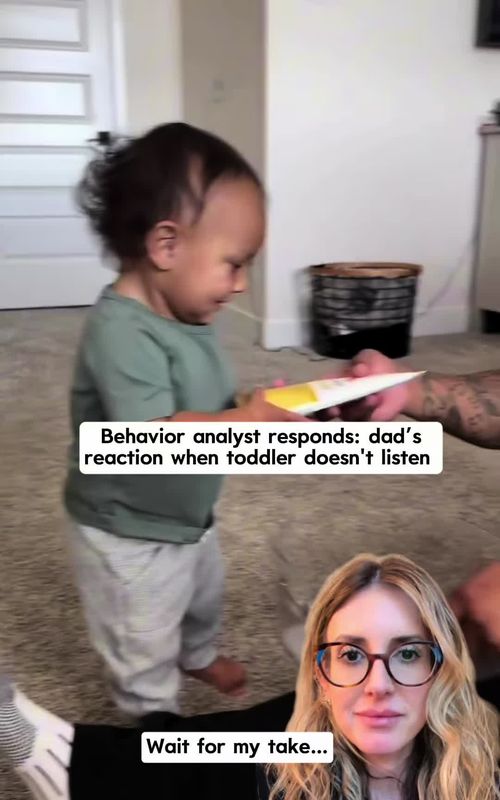6 more tips to help your child follow instructions the first time ⬇️ ❌ Instead of: “That’s not a toy” ✅ Try: “Put the blow dryer down.” ⭐ Skip the inferences. When we give indirect instructions, we make our children do the thinking for us. Our job is to make it easy for them to do the right thing. ❌ Instead of: “Be gentle with the baby” ✅ Try: “The baby loves when you pet her arm.” ⭐ Skip the vague reminders. What “gentle” means to us might be completely different from what “gentle” means to our child. Say exactly what you mean. ❌ Instead of: “If you want the ball, you have to ask.” ✅ Try: “If you want to use that, you can say, ‘May I use the ball?’” ⭐ Give them the exact words to say. When the right behavior works faster than the wrong one, it becomes the easy choice. ❌ Instead of: “Put your clothes in the hamper and take out your toothbrush” ✅ Try: “Put your clothes in the hamper.” ⭐ Avoid multi-step directions that overwhelm kids. When we keep instructions short, success comes quicker. Over time, we can increase complexity as their skills grow. ❌ Instead of: “Do you want to put your pajamas on?” ✅ Try: “Please put your pajamas on.” ⭐ Avoid turning directions into questions. If it’s not a choice, don’t ask like it is… give a clear, confident direction instead. ❌ Instead of silence when our kids follow directions, ✅ Try: “You remembered to put your clothes in the hamper without a reminder—that was really helpful.” ⭐ Skip the silence. Catch them doing it right. Following directions should earn far more of our attention than not following them.  Clear directions don’t just sound better… they work better. Follow @ABAnaturally for evidence-based tools (no fluff here) that help you actually enjoy parenting again. #bcba #behavior #parentsoftiktok  Stitch w/ laroobenz