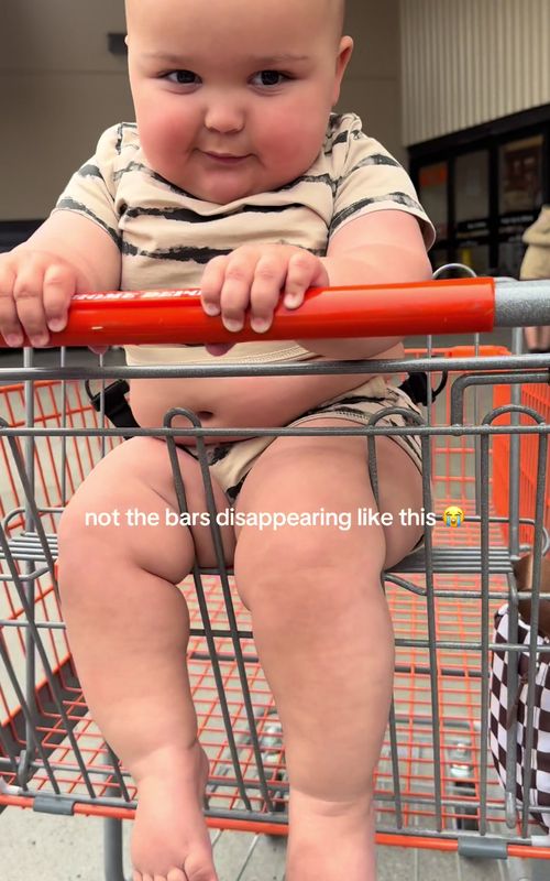 i swear he gets chunkier every time we leave the house 🤣 #MomsofTikTok  #babiesoftiktok  #babyboy  #babylove  #babyfever 