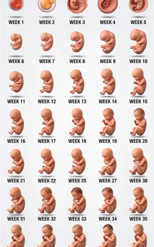 Baby Movement -week 1 to week 40 #babygrowth #pregnantlife #pregnancytiktok #momtok #viral 