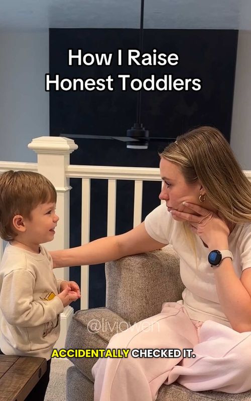 River accidentally checked something off his checklist and came to me to fix it so I took a second to point out his honesty. At his age, he’s not thinking about hiding things yet—and I want to keep it that way. Make it normal to come to me when something’s off. #parenting #parentingtips #momtips #gentleparenting #momssupportingmoms 