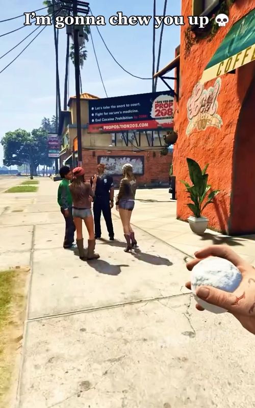 I’m gonna chew you up 💀 #gta5clips #gameing #gta5_funny