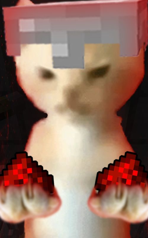 Never mess with a Redstoner #cat #animation #Minecraft