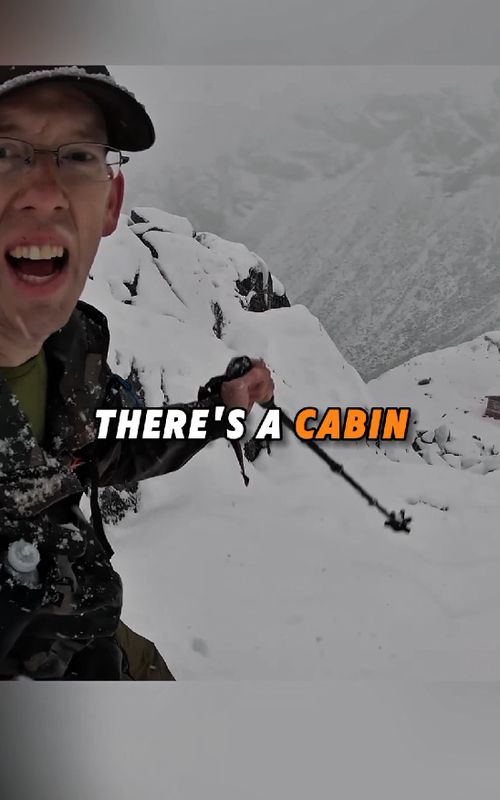 Camping in an Alaskan Survival Cabin❄️🥶🏕️✅#outdoorboys #outdooradventures #alaskalife #wilderness #creatorsearchinsights 