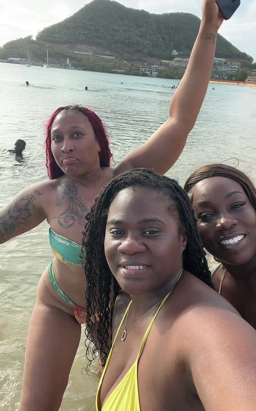 Girls trip #stlucia #fyp #vacations @blueprint.tee 