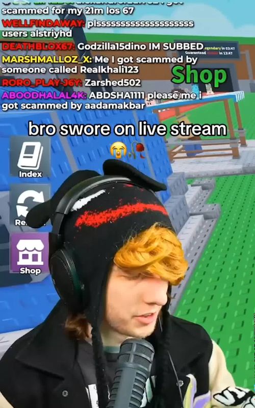 Bro swore on live stream #viral #viralvideo #fyp #swearing #kreekcraft 